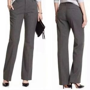 BANANA REPUBLIC Gray Martin Fit Flare Dress Pants Size 10